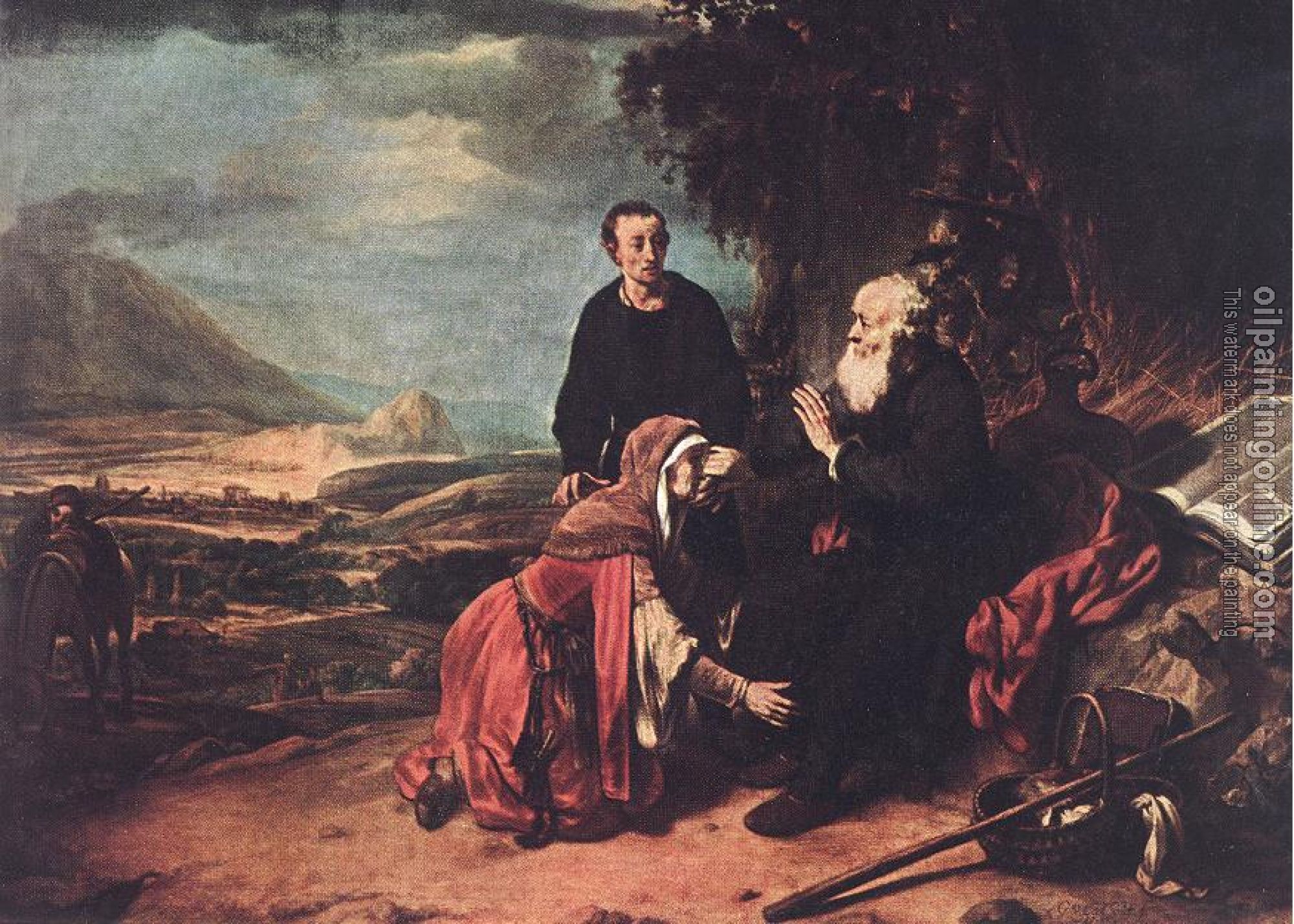 Eeckhout, Gerbrand van den - Prophet Eliseus and the Woman of Sunem